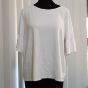 Lane Bryant flutter sleeve top